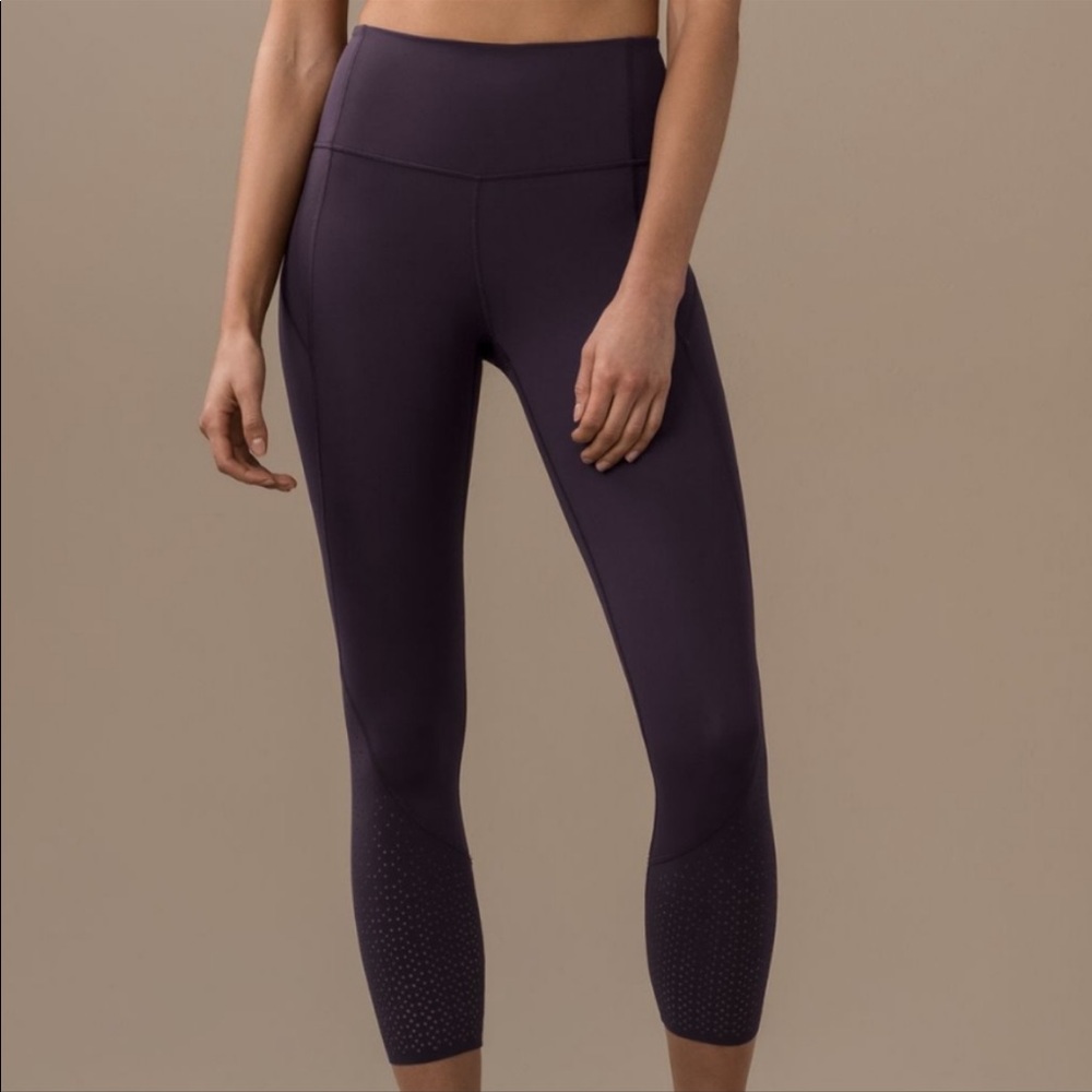 Lululemon Anew Tight Black Currant Leggings